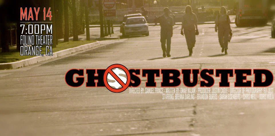 Movie poster for comedy, Ghostbusted .