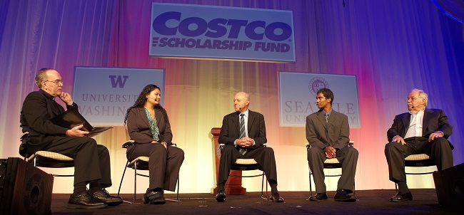 Ten years later I would be sharing the stage with Jeff Brotman and Jim Senegal at the 10th annual Costco Breakfast. Throughout the