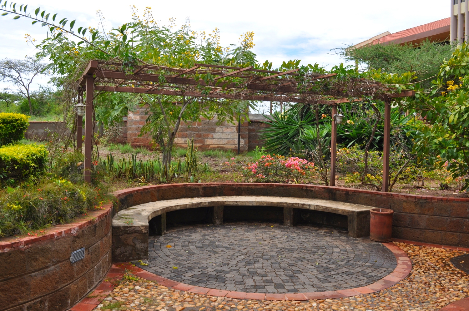 A Quiet Sitting Area on Campus