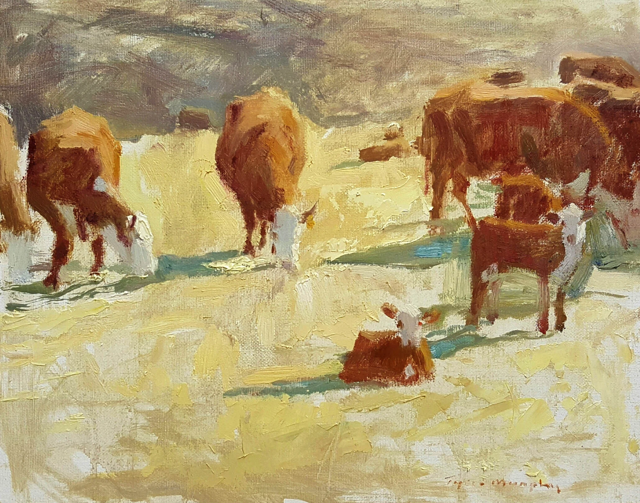 Tyler Murphy - "Cattle Sketch"