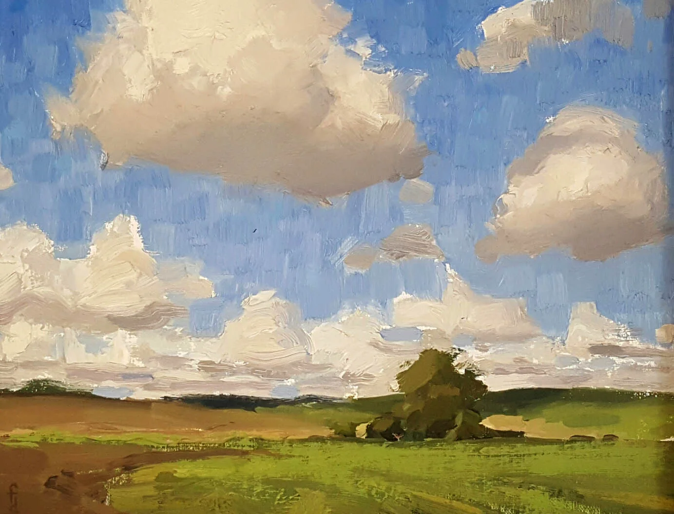 Forrest Dickison - "Clouds Over Palouse Study"