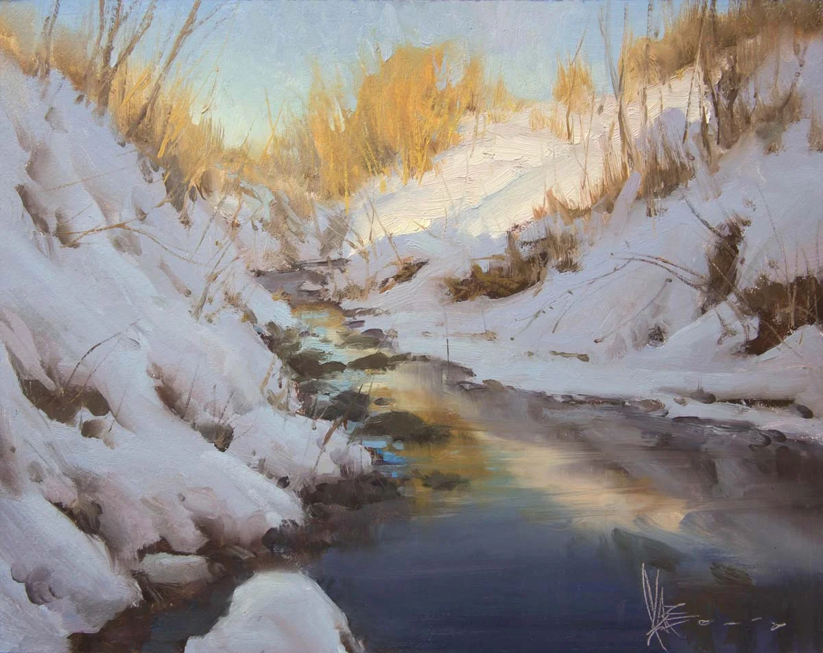 Josh Clare | "Canal Water" | 11x14 | $1400 | unframed