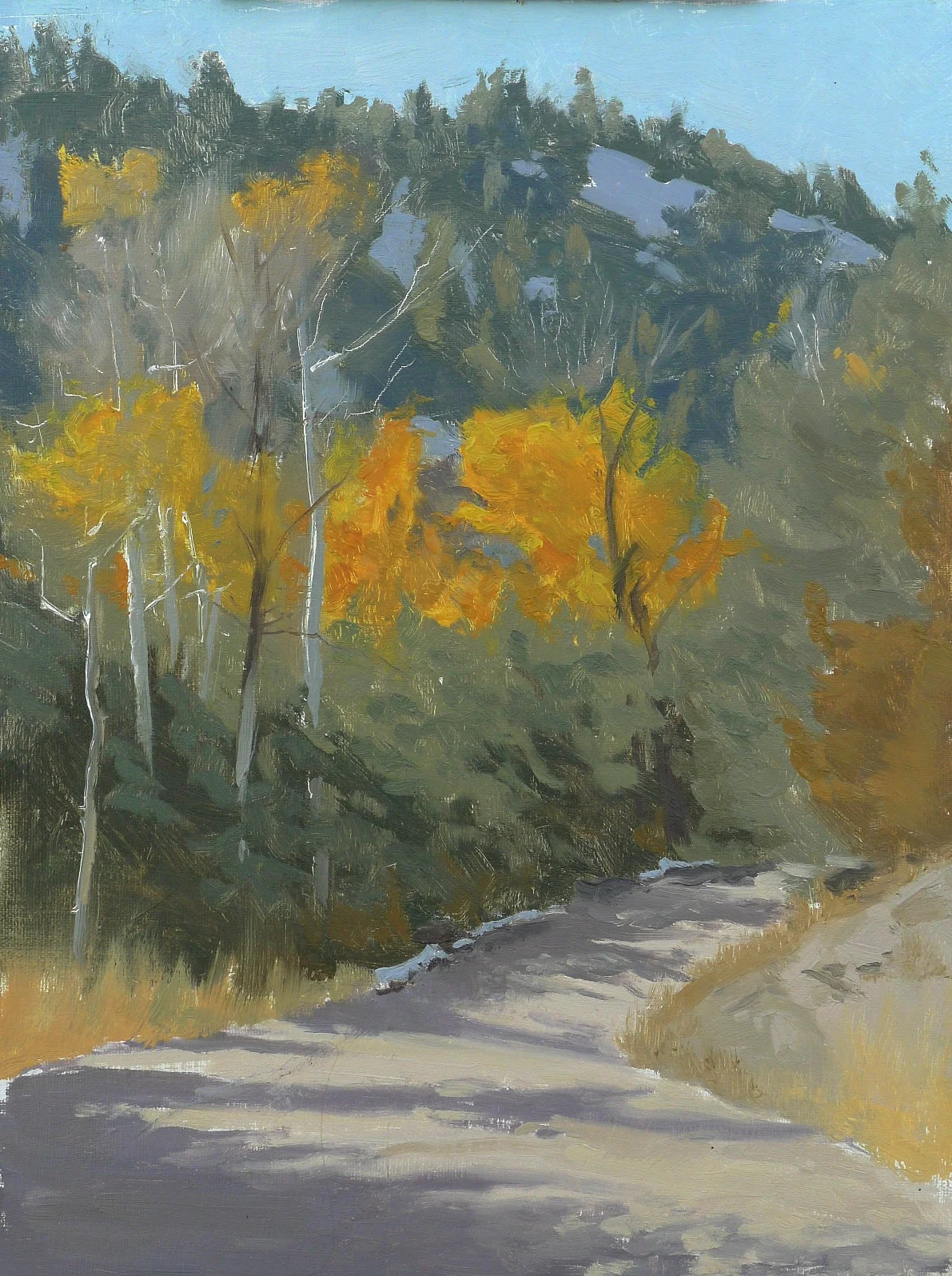 Kadin Goldberg | "Fall Road" | 9x12 | $500 | unframed