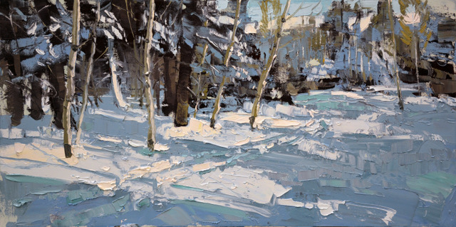 Silas Thompson | "Hindsight" | 12x24 | $1150 | unframed