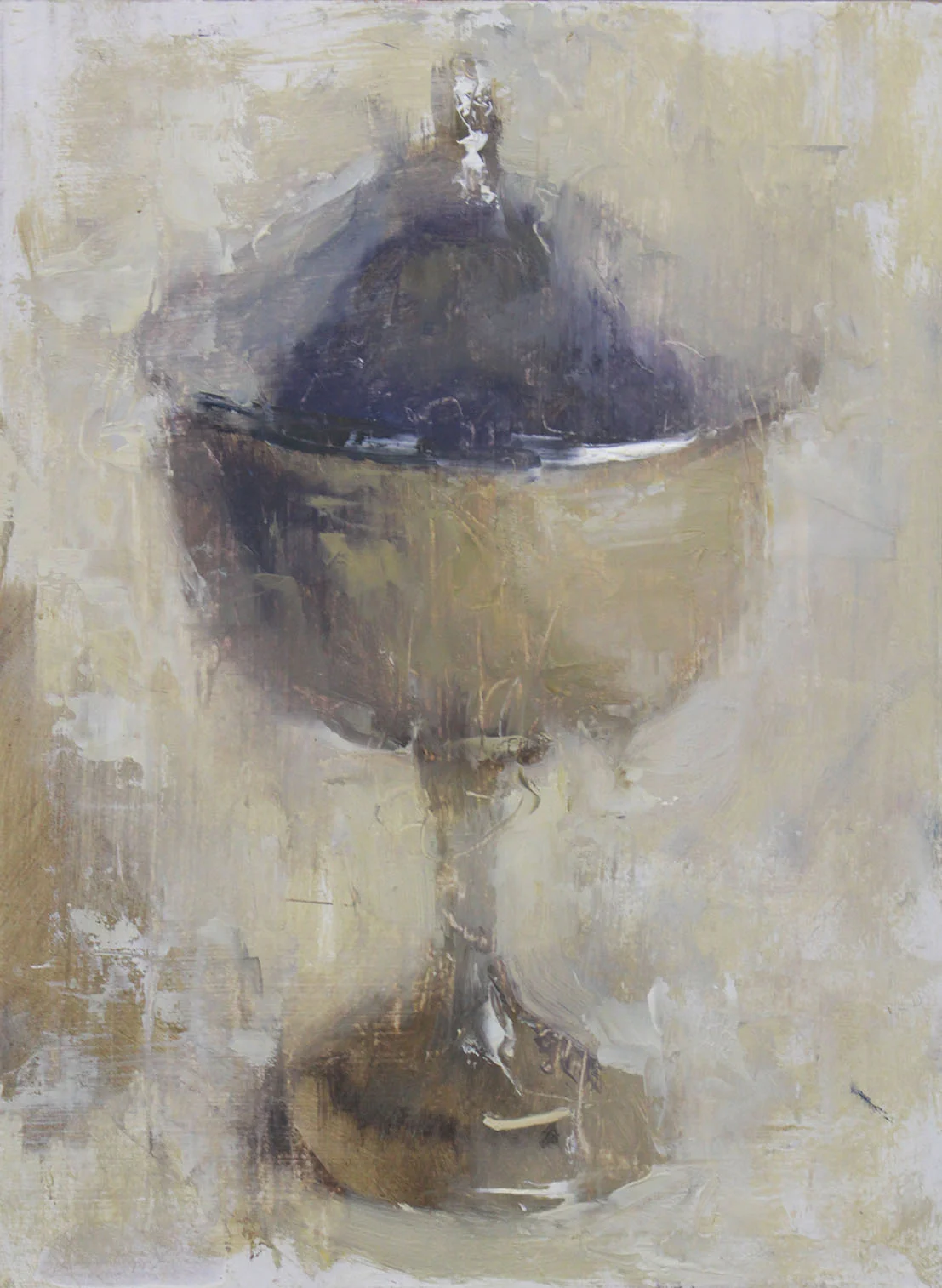Brian Astle - Silver Lining - unframed oil - 6 x 8 in - $400