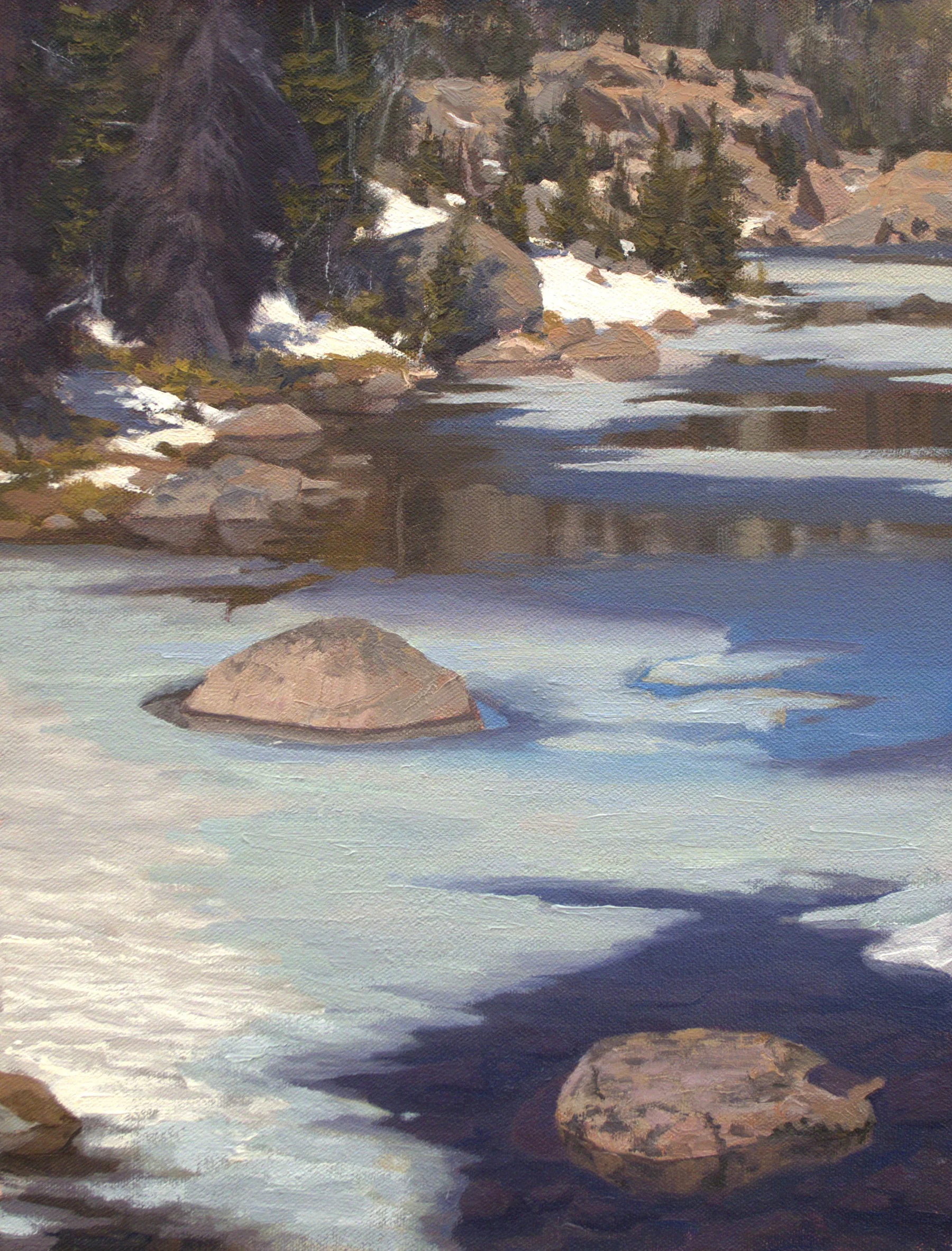 Kadin Goldberg - SpringThaw -Framed Oil - 16 x 12 in - $900