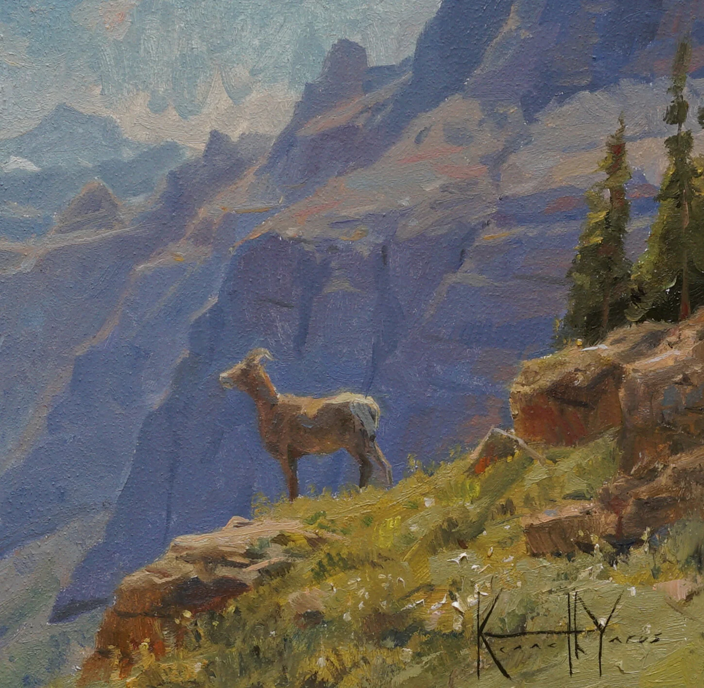 Kenneth Yarus - His Domain - 6x6 - $375 unframed.JPG