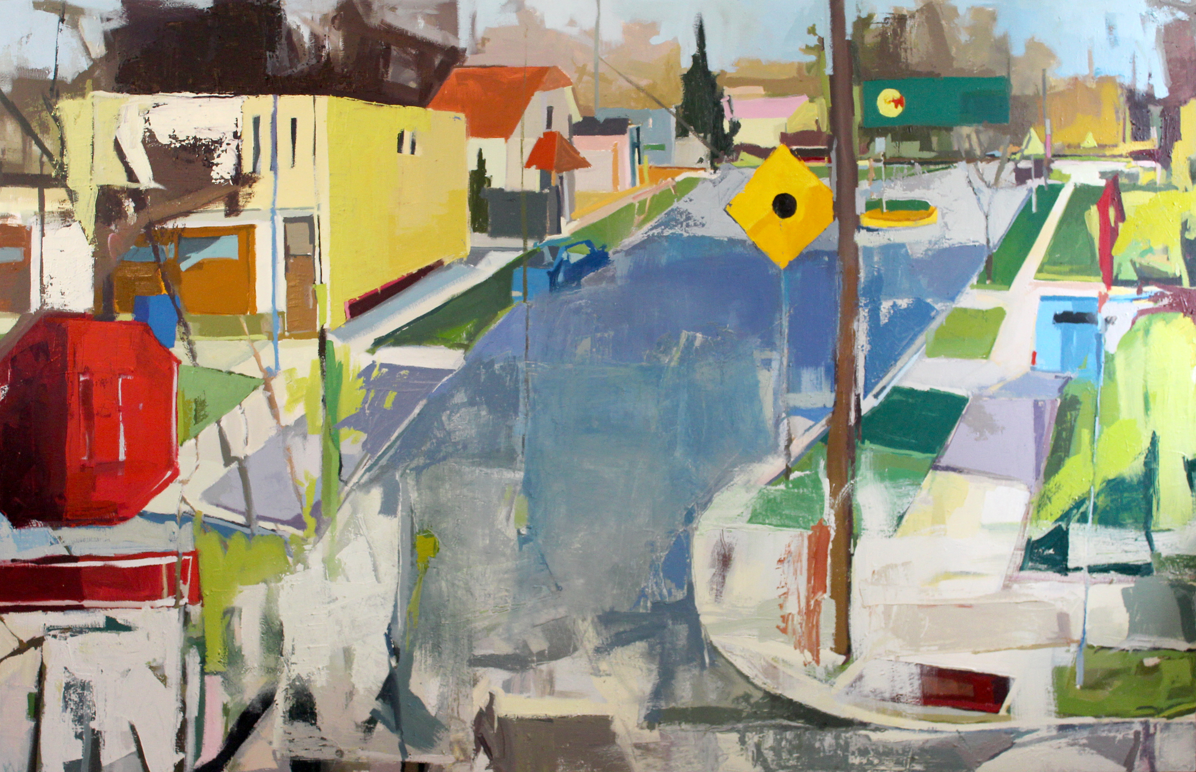   Street , Oil on Canvas, 2014 