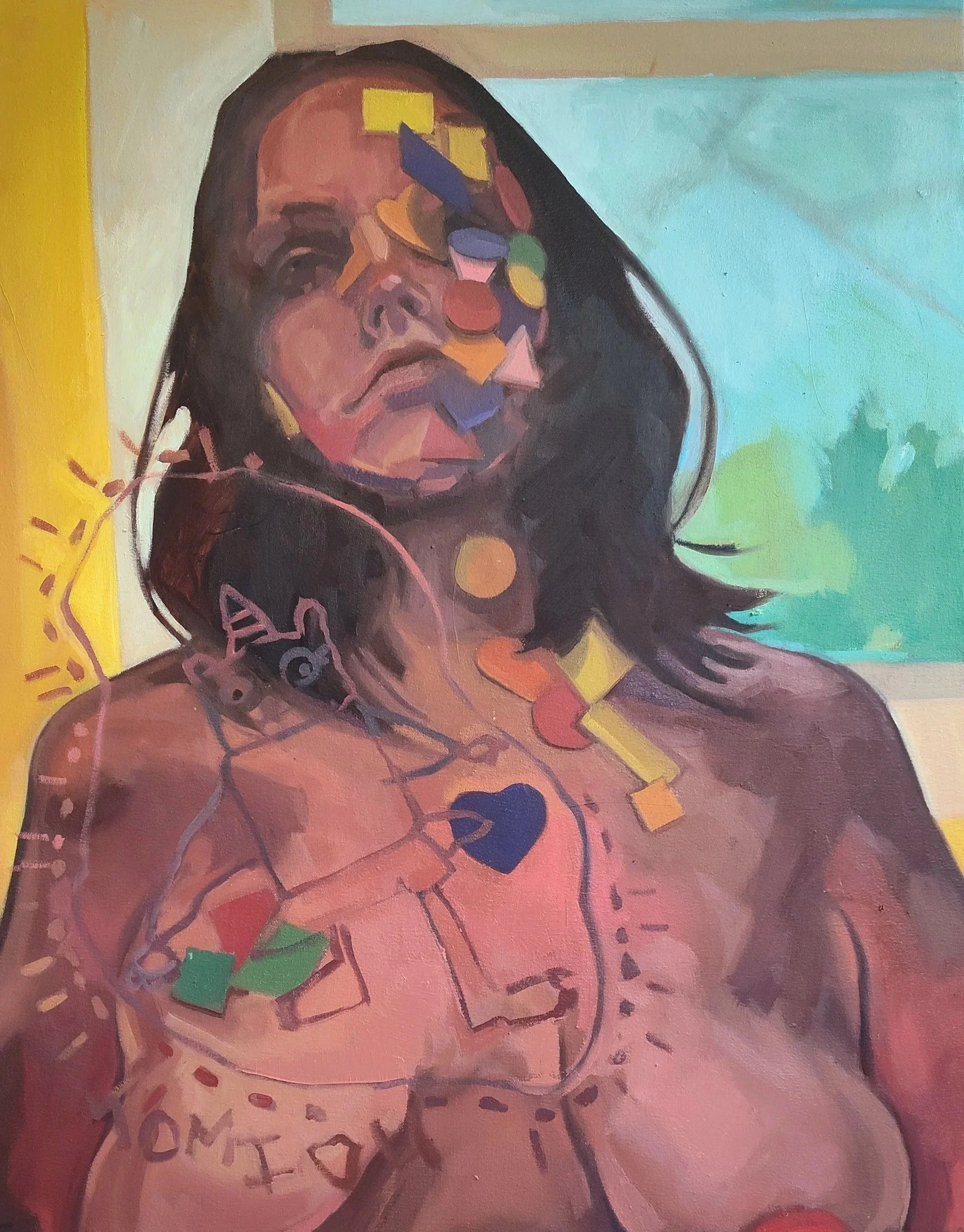  Good Animal,  2025, 24×30, oil on canvas 