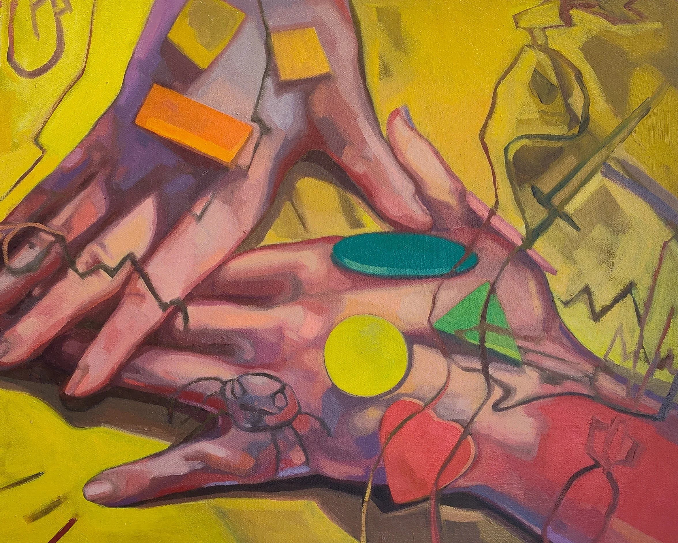   War, 18×20, oil on canvas, 2026  