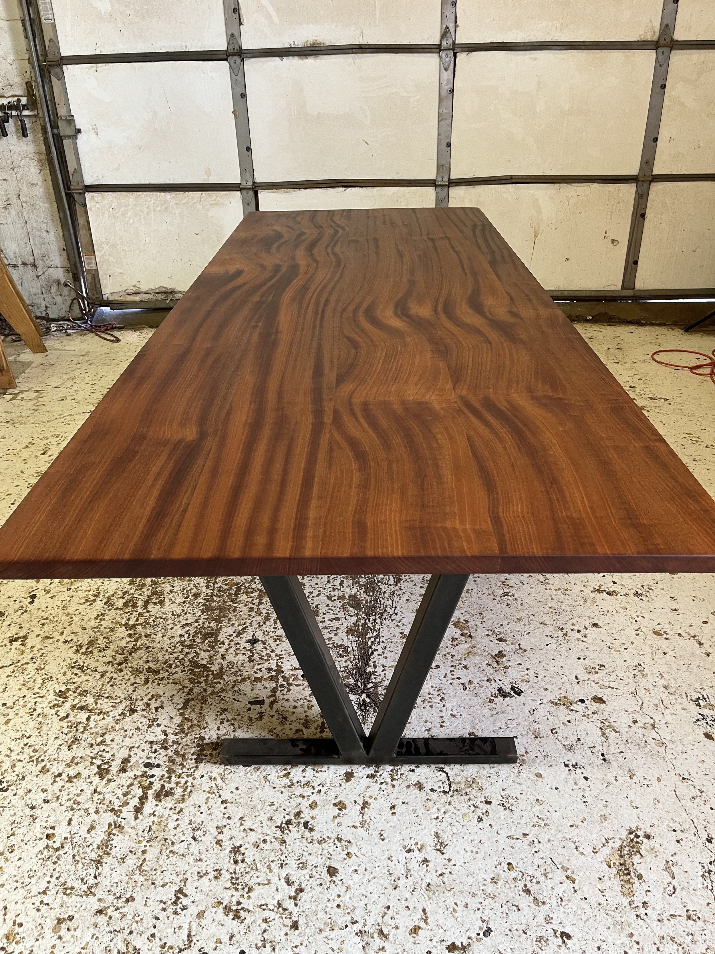 Sapele Exotic Hardwood Dining Table