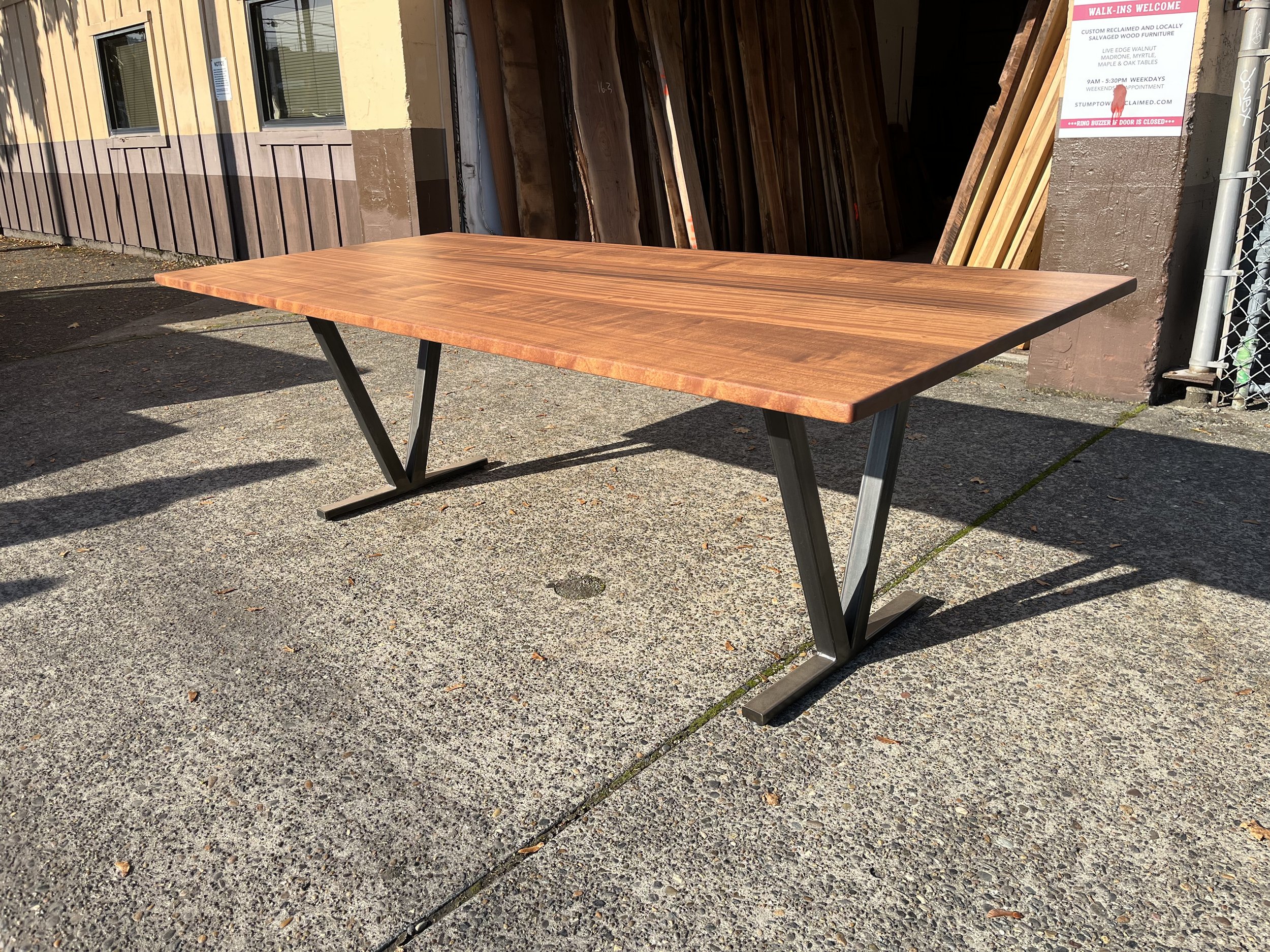 Sapele Exotic Hardwood Dining Table