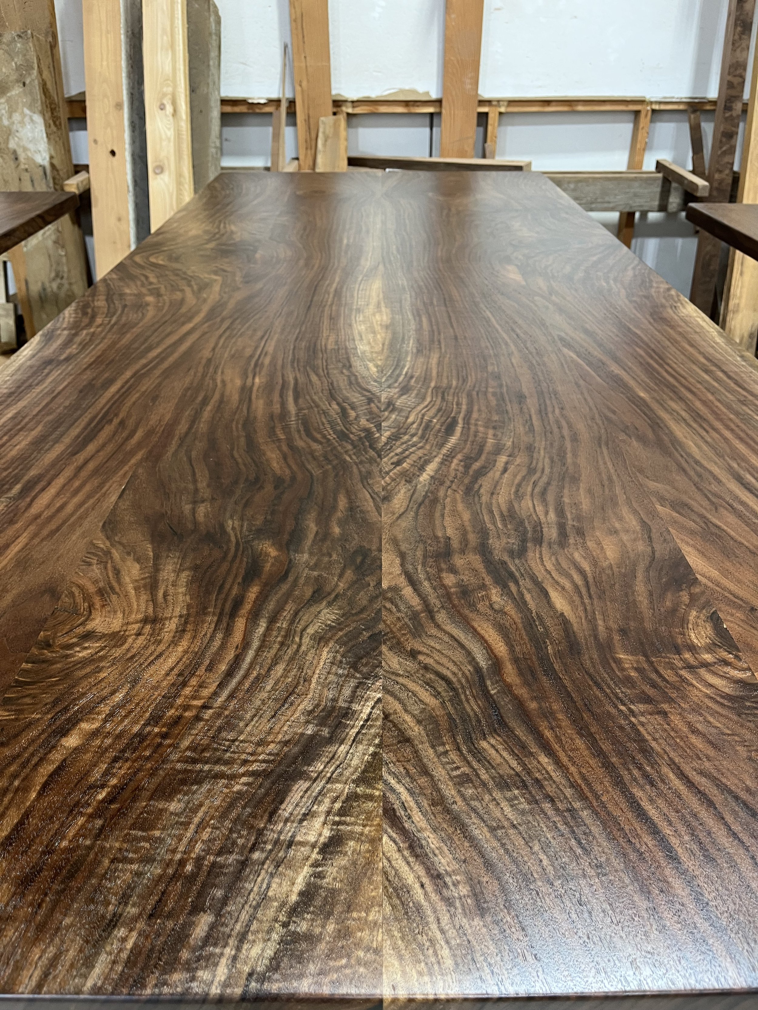 Bookmatched Walnut Dining Table