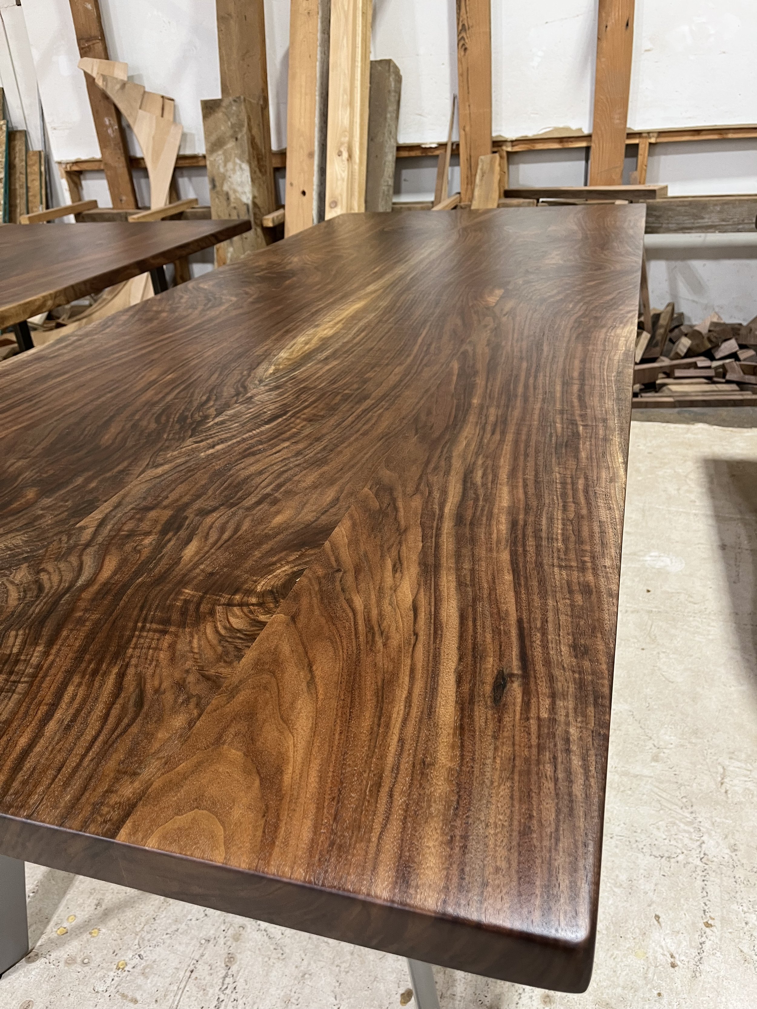 Bookmatched Walnut Dining Table