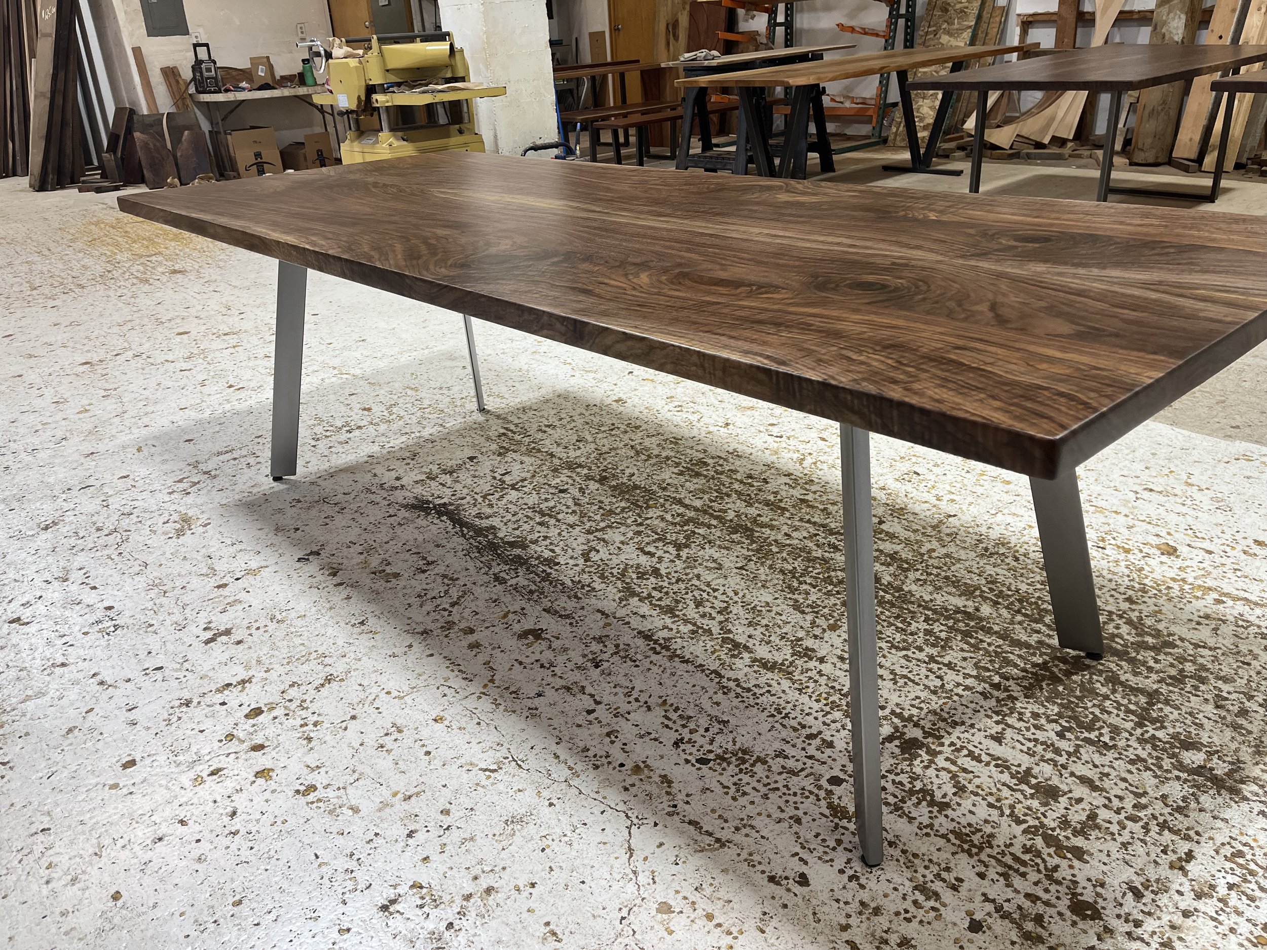 Bookmatched Walnut Dining Table