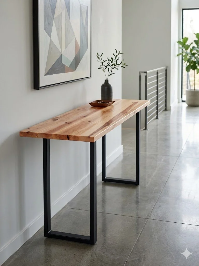 Custom Madrone Console Table