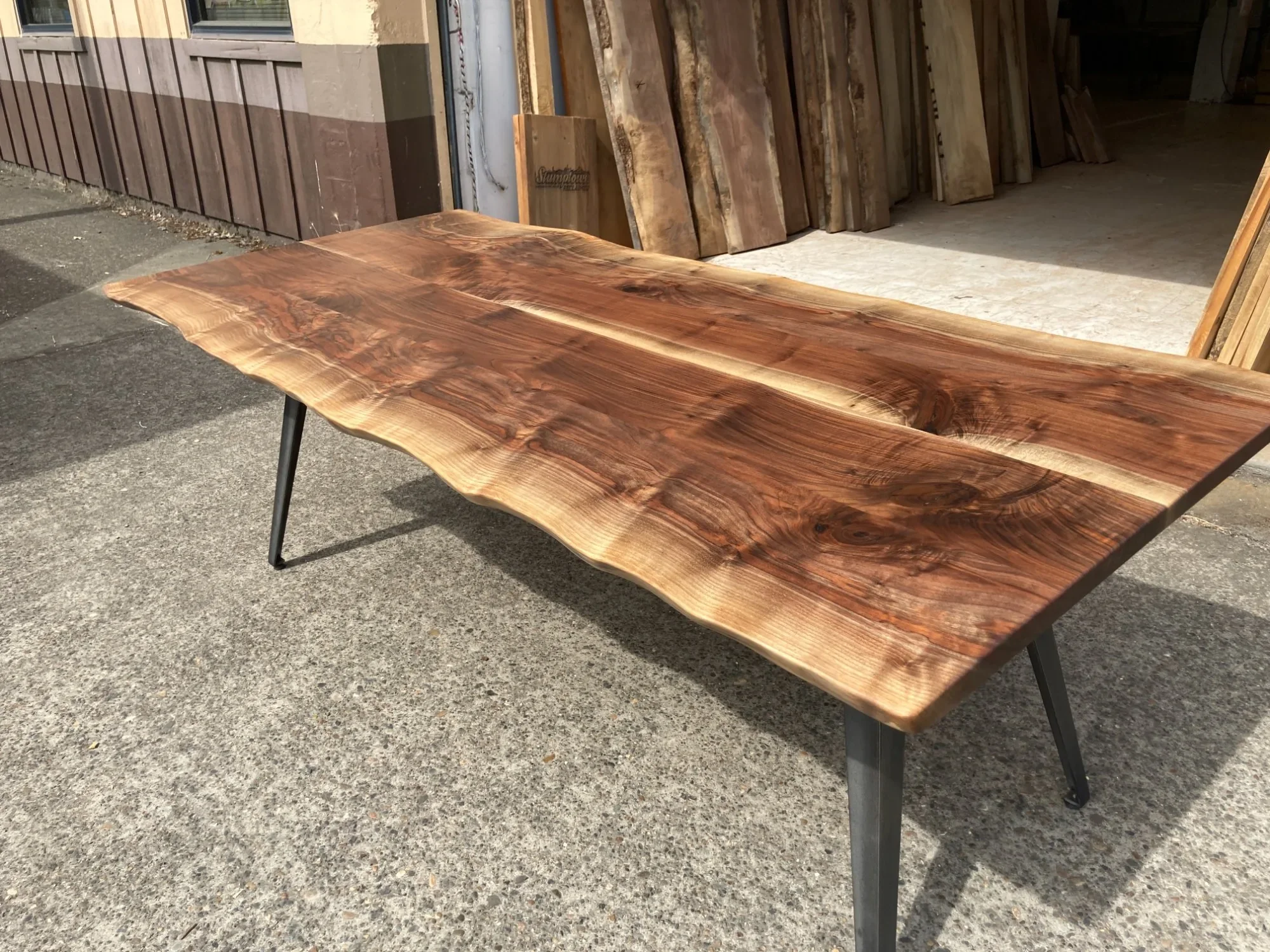 Live Edge Walnut Dining Table