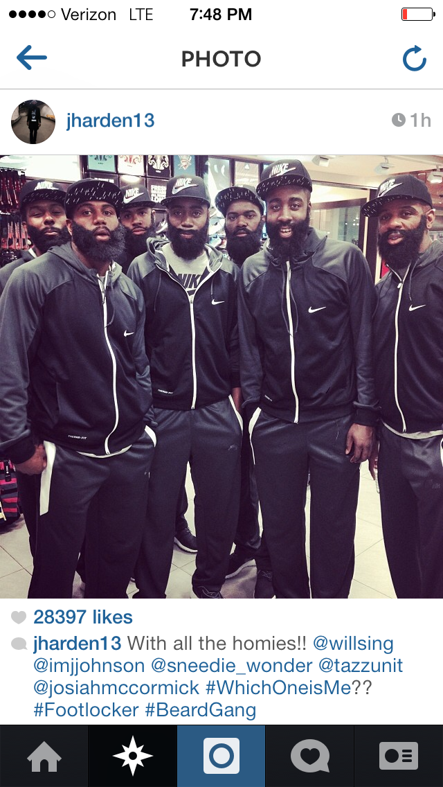 James Harden Mall Stunt