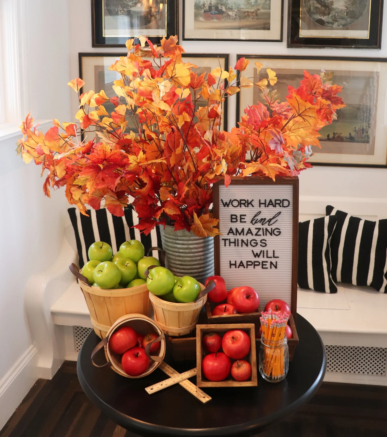 Back to School Apple Harvest Table