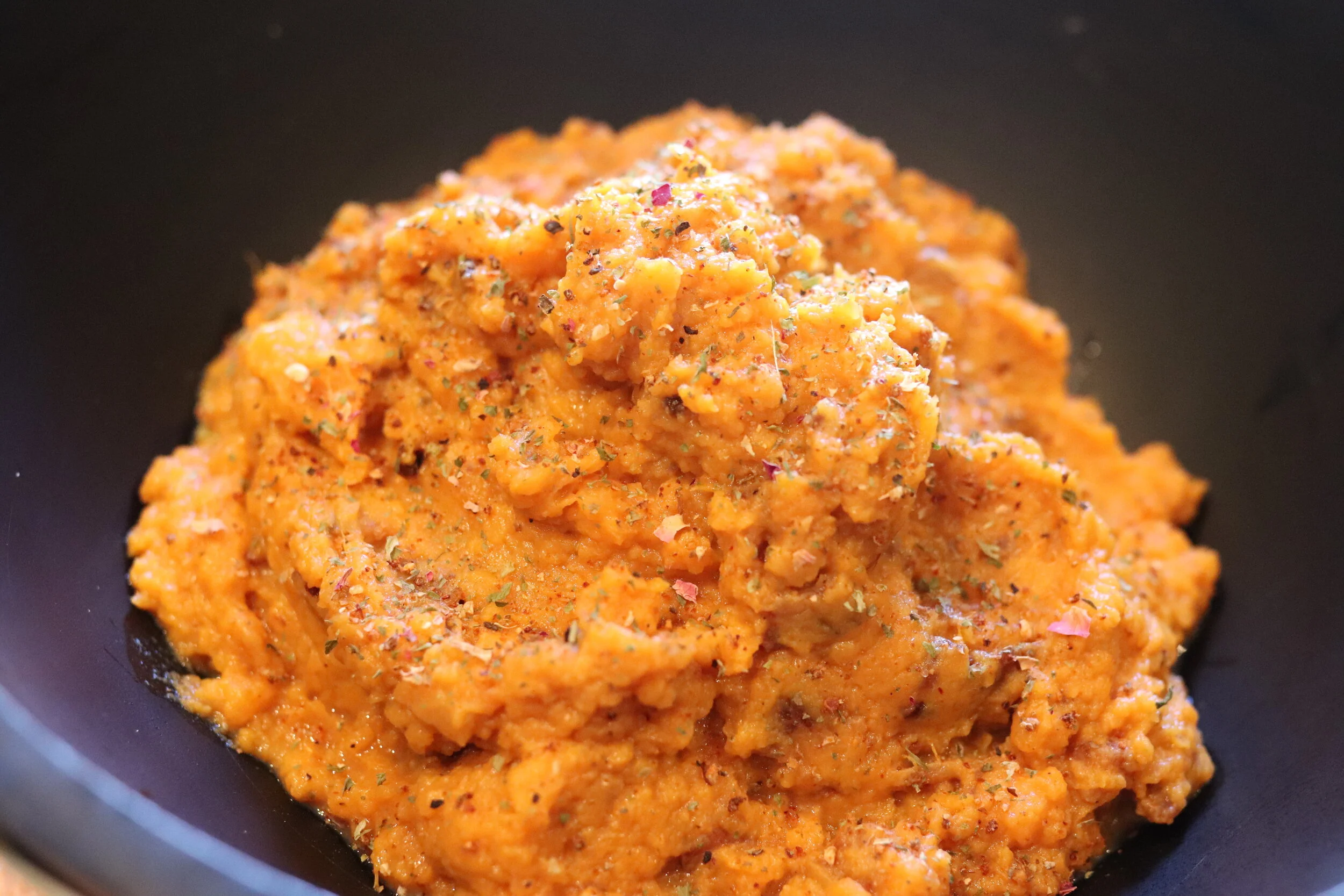 Bourbon Bacon Sweet Potatoes