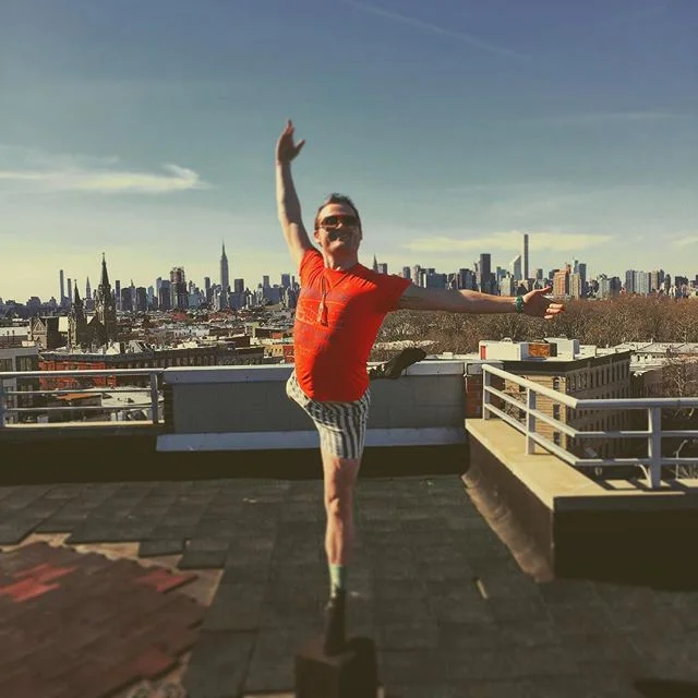 No I'M the king of #NewYork. #gymnasticsontheroof #spring has #sprung
