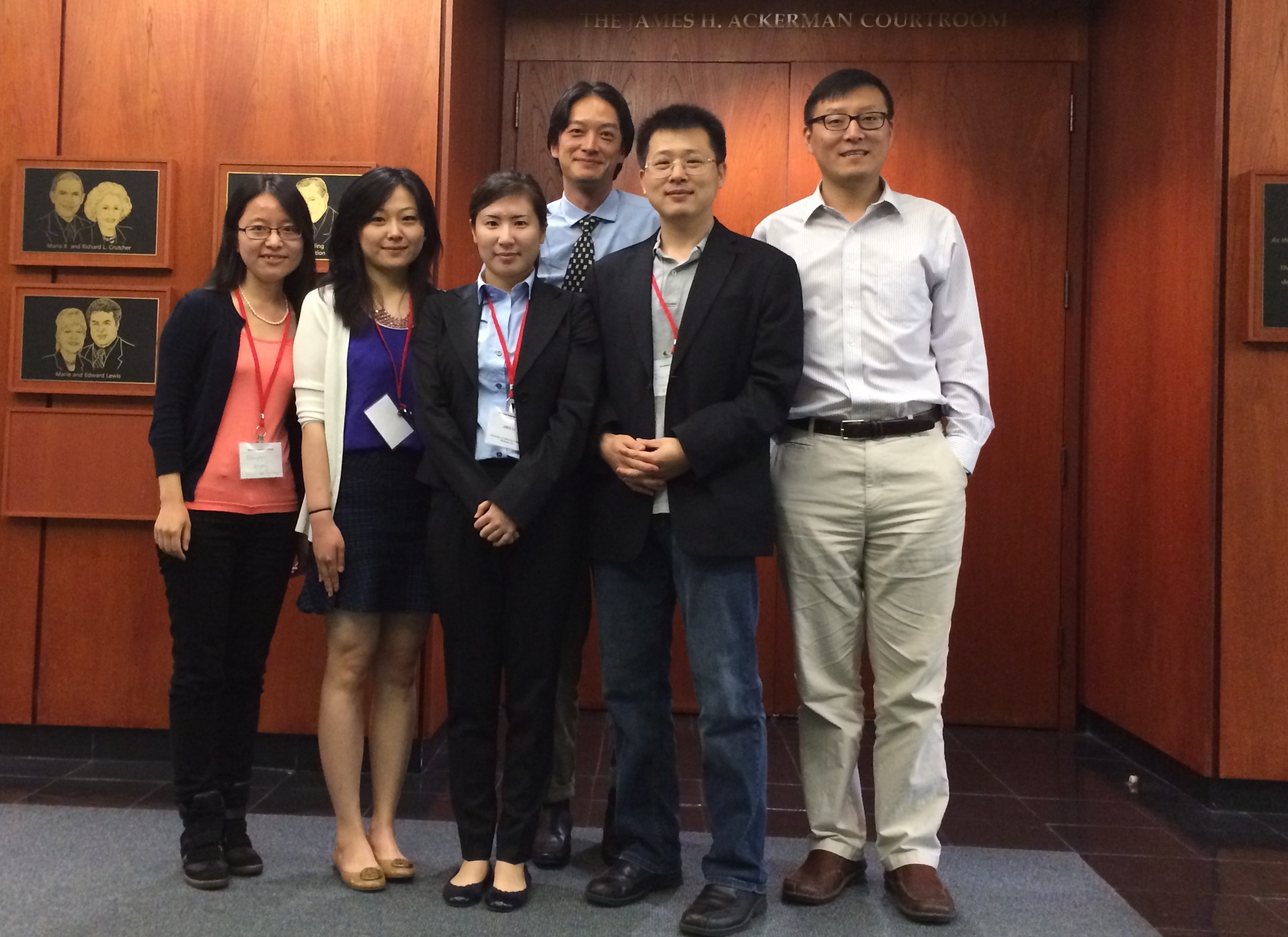 Normal
0
false
false
false
EN-US
ZH-CN
X-NONE
From left to right: Donglan Zhang, Ce Shang, Jing Li, Lu Shi, Zhuo (Adam) Chen, Xi Chen