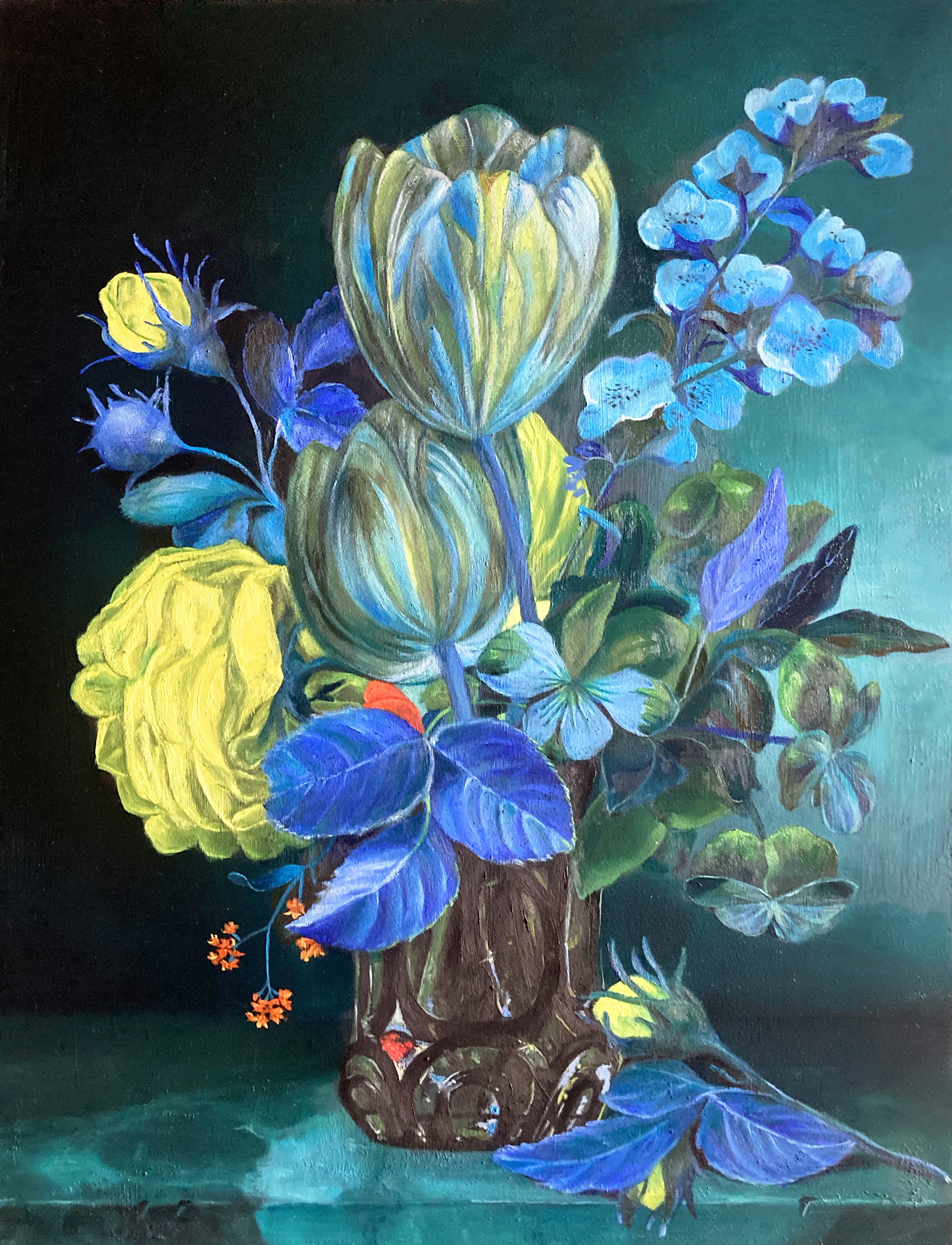 Two Tulips (Blue Shift)