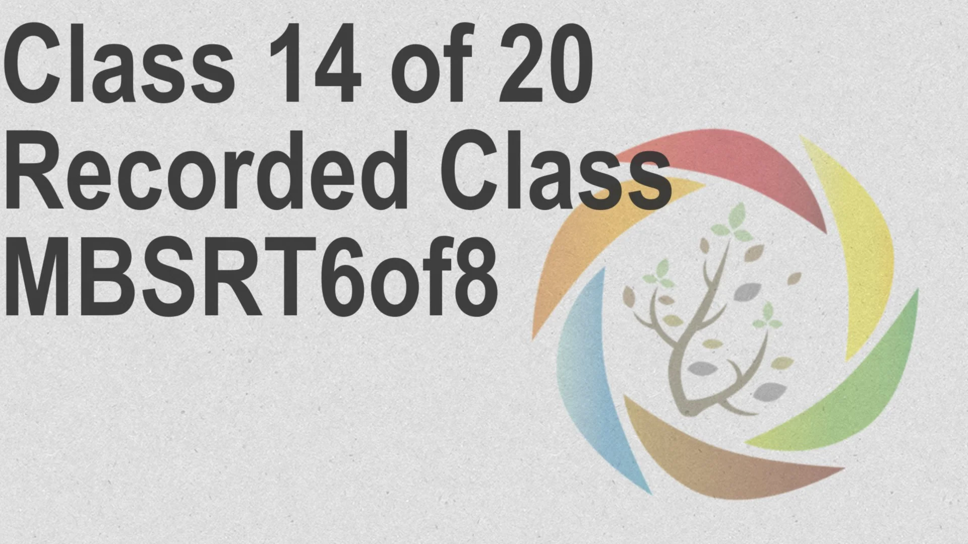 Week 7 Pre-recorded Class