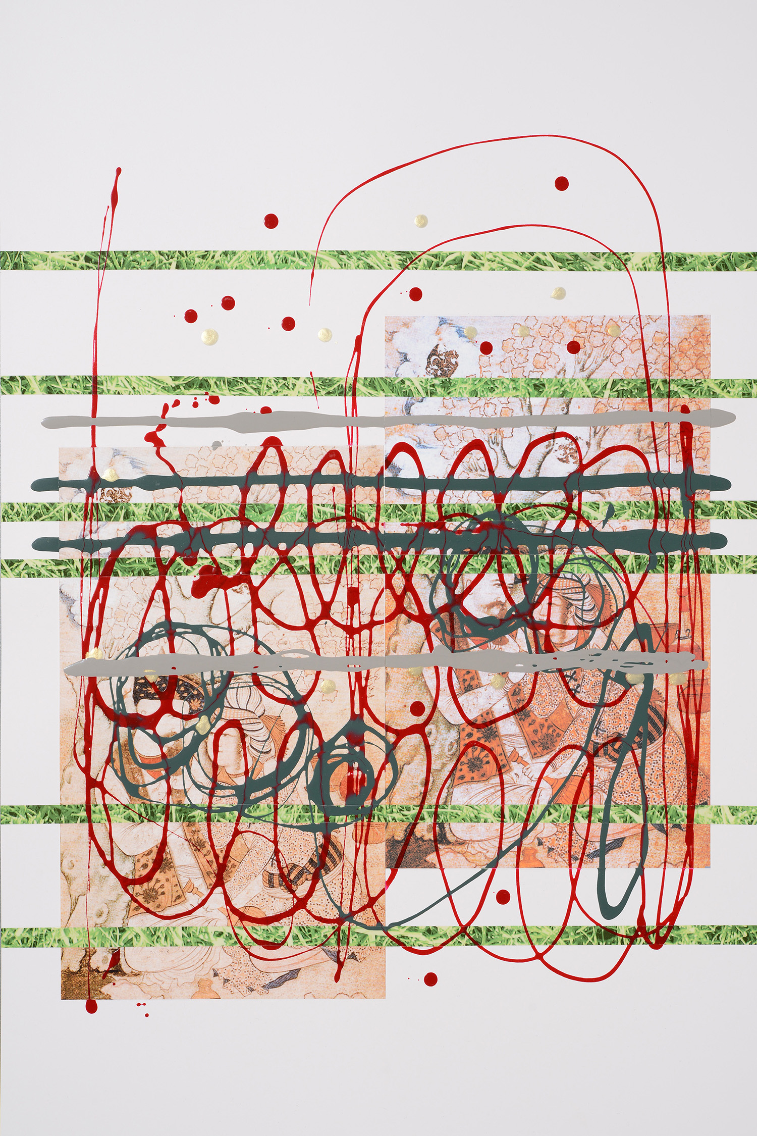 Markues, Secret Rendezvous, 2013, mixed media on paper, 60 x 40 cm.jpg