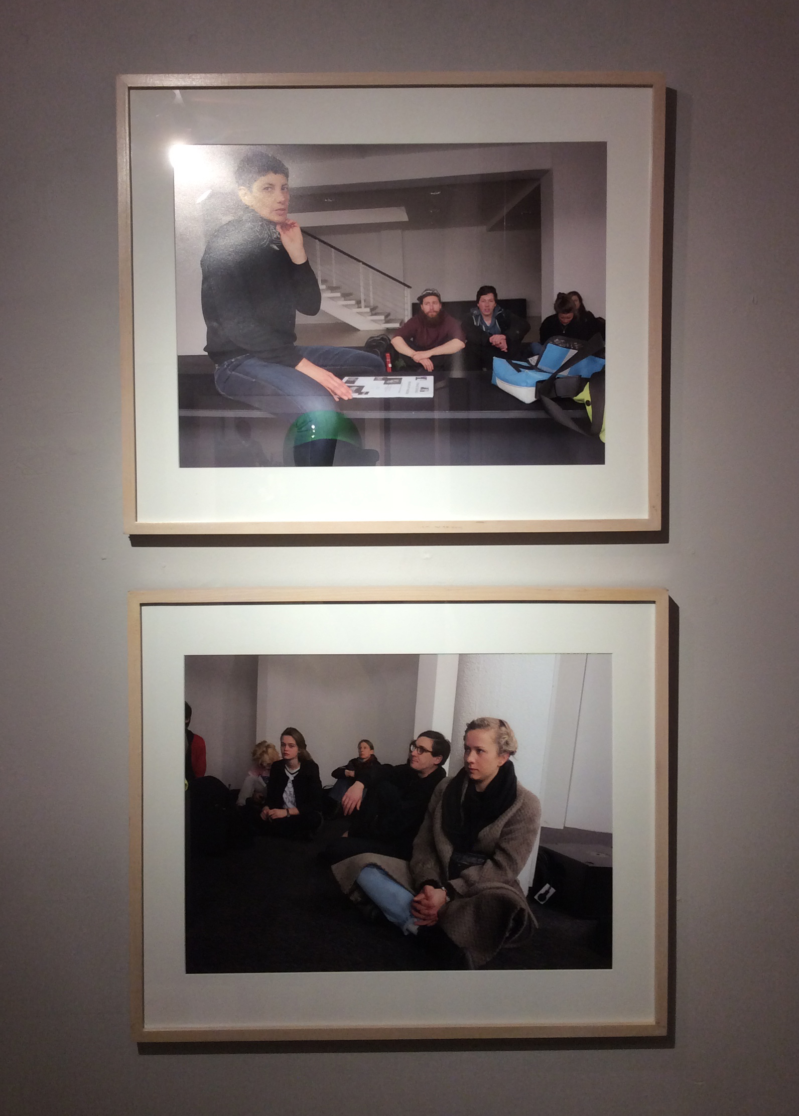   Rainer Ganahl; S/L, Yael Bartana, Yael Bartana, Capitainpetzel, Berlin 2/27/2015;&nbsp;  4 photographs, 20" x 24", Edition of 4; 2015  