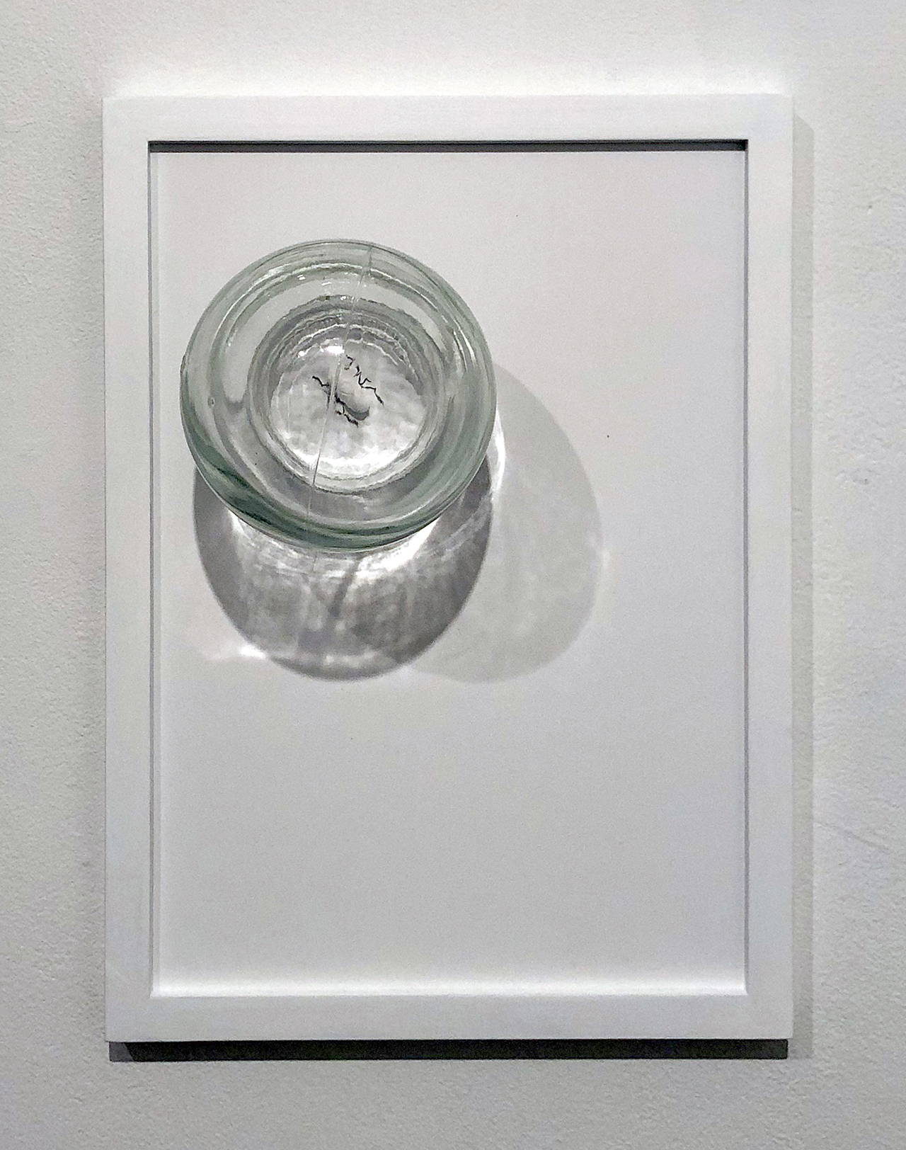 Copy of Maryam Jafri. ANT (Automatic Negative Thought) (2017). 12"x 5"x 9". Inkjet on paper, graphite, pill, cupping glass