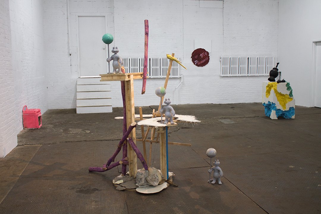  Installation View,  Dog Chases Rabbit,  Signal Gallery (NY), Sept 2015 