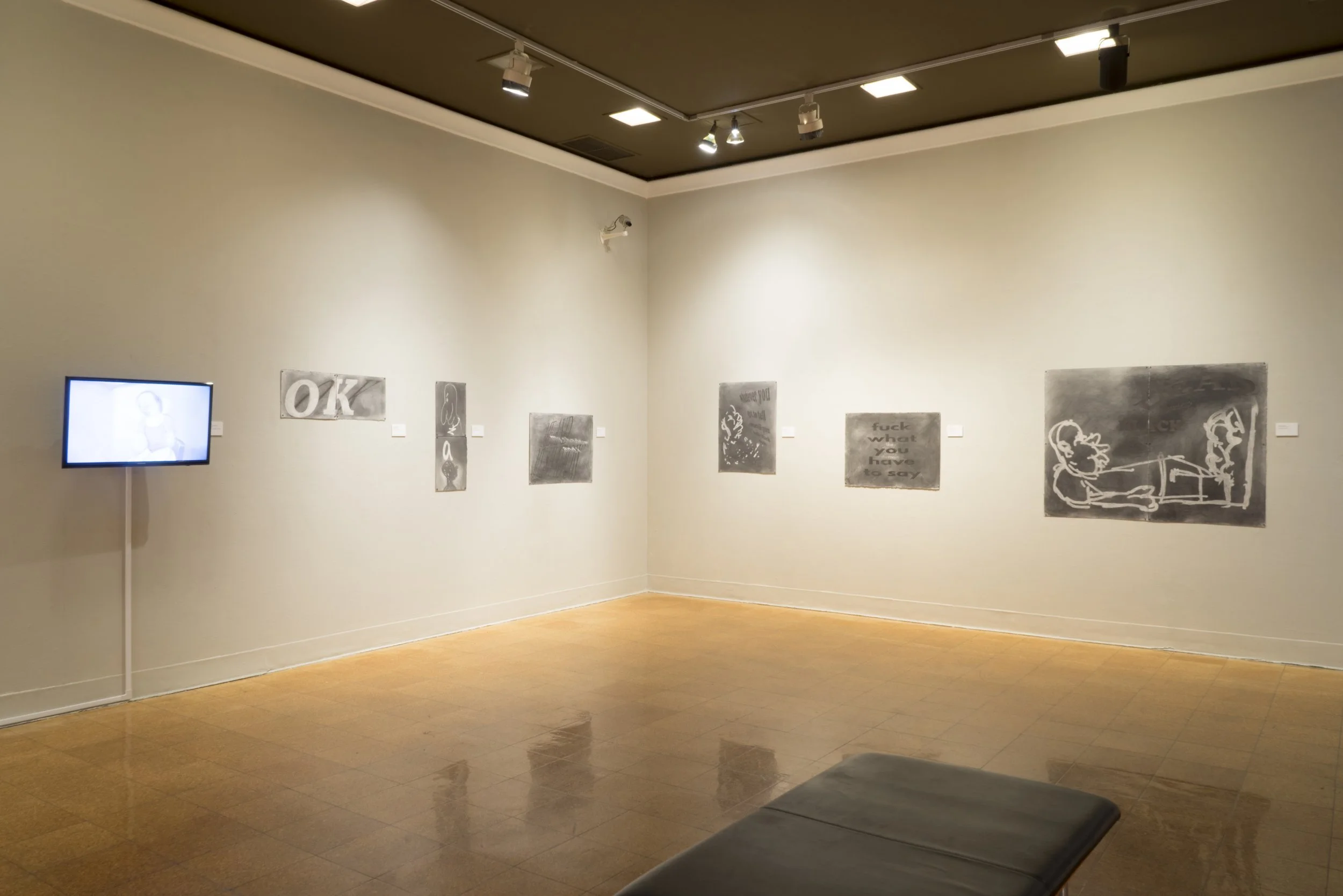 MFA Thesis Exhibition — installation view, University of Arizona Museum of Art, Tucson, Arizona