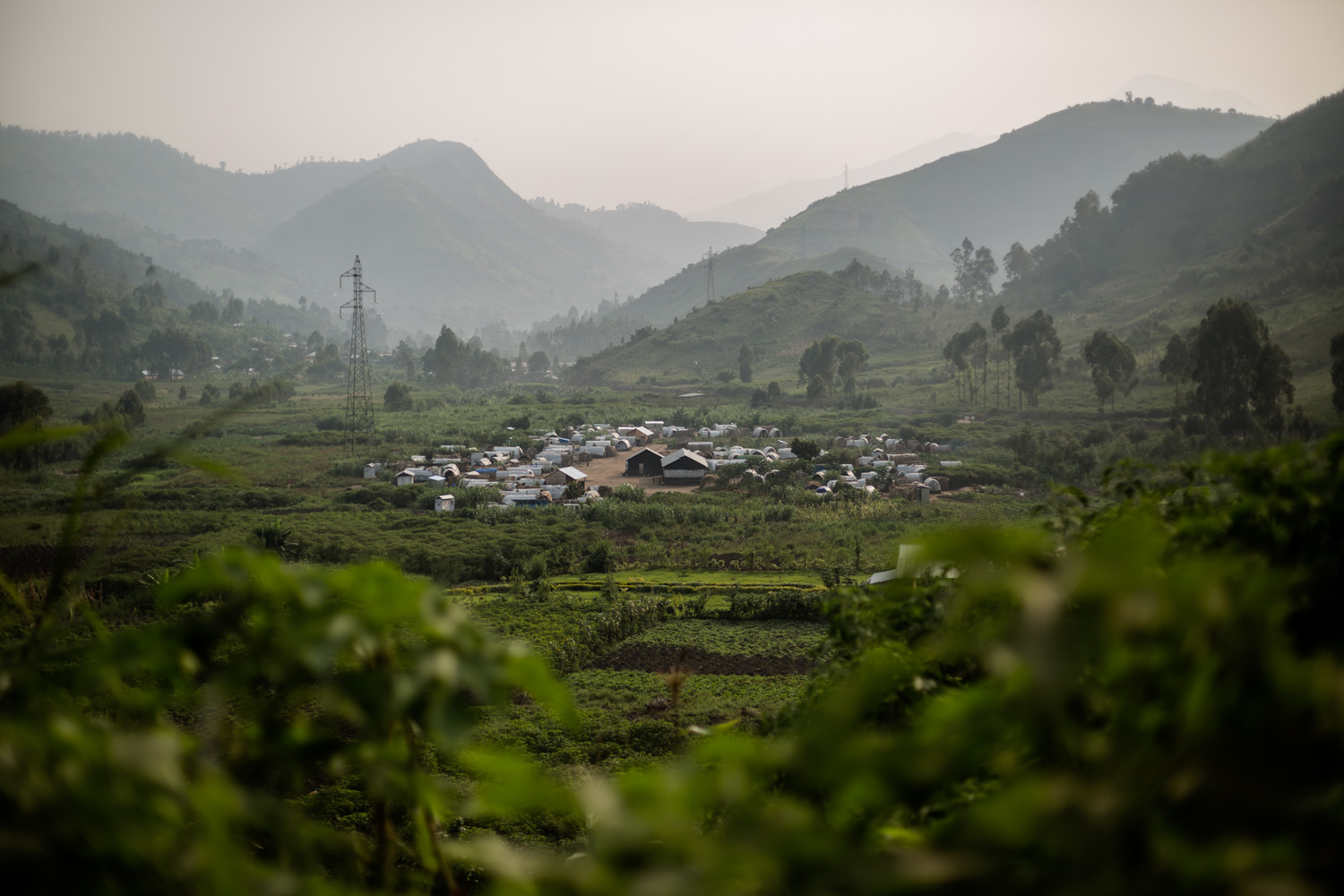 One mile south of Minova is Mubimbi, a small camp for those displaced by the conflict that has plagued Congo for nearly two decades. Eleven of the rape survivors who testified at the rape trial in Minova were living in this camp in November 2012 when they were attacked by FARDC soldiers who were moving from the army's encampment in Minova to another town further south. 