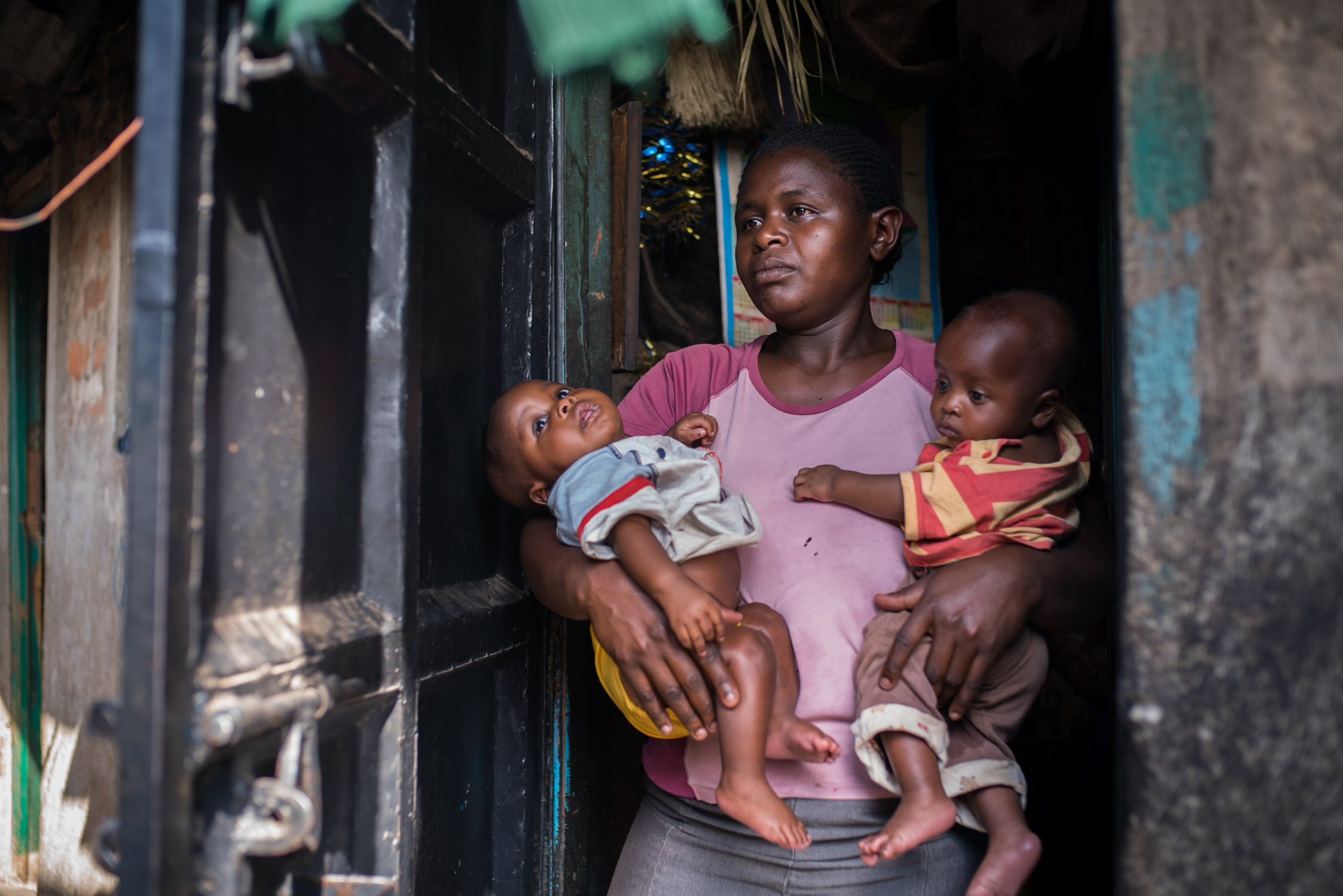  Mathare slum area of Nairobi. September 19, 2016. Nairobi, Kenya.&nbsp; 