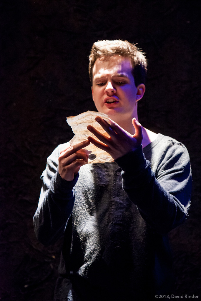 Christopher James as Saul in Baptism