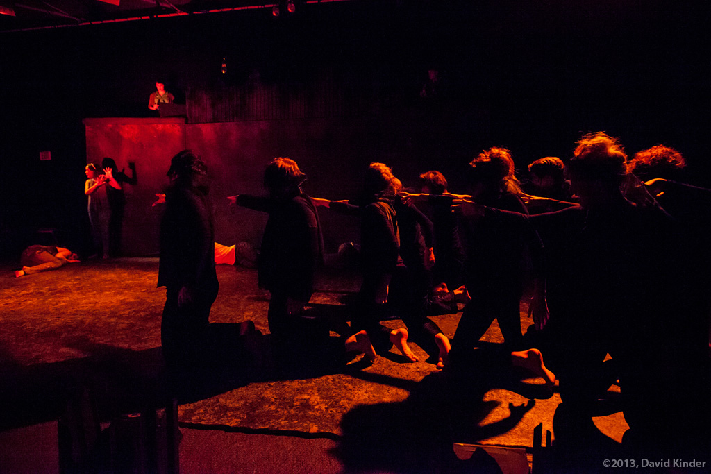 Tayler Harris as Lissa, Charlotte Karlsen as Cassie and The Fire in Orange