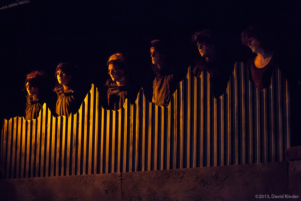 Members of The Fire (Lindsay Spear, Brynn Alteran, Bailey Olmstead, Collin Carver, Aidan Nolan, Cyler Winnie) in Too Old For You