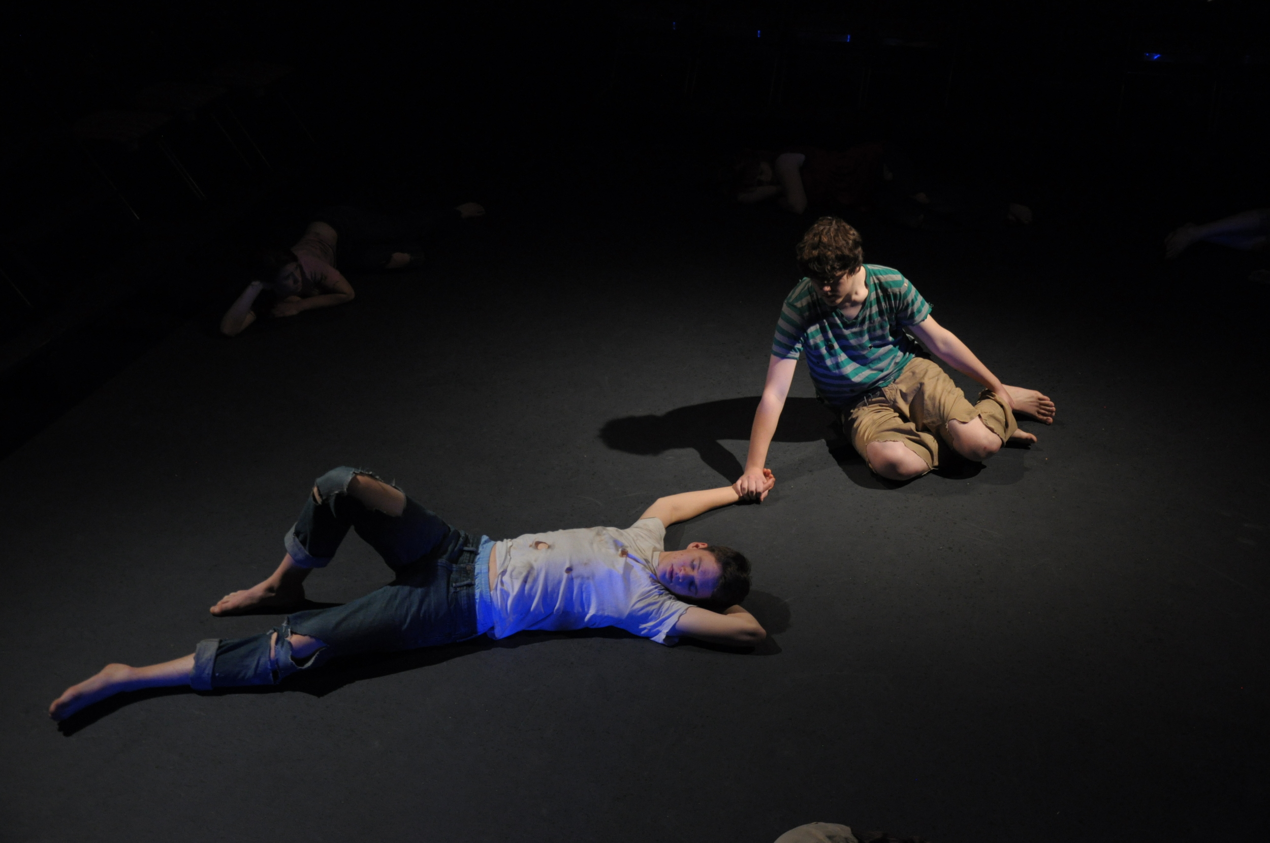 Jacob Orr as Davin and Ethan Conroy as Saul in Arm's Length