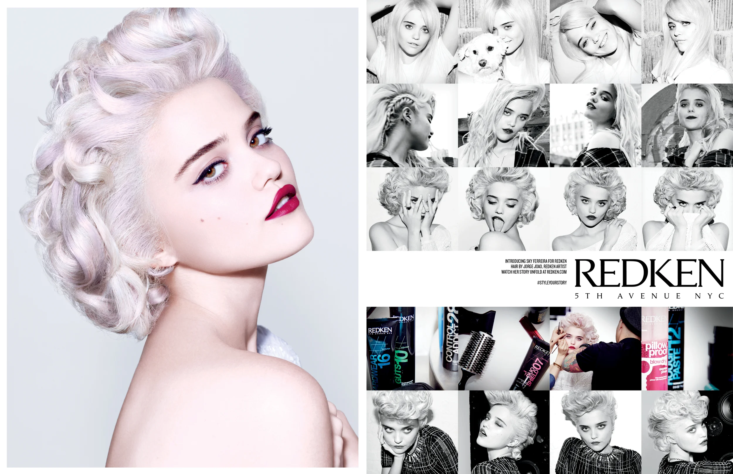 Sky Ferreira for Redken