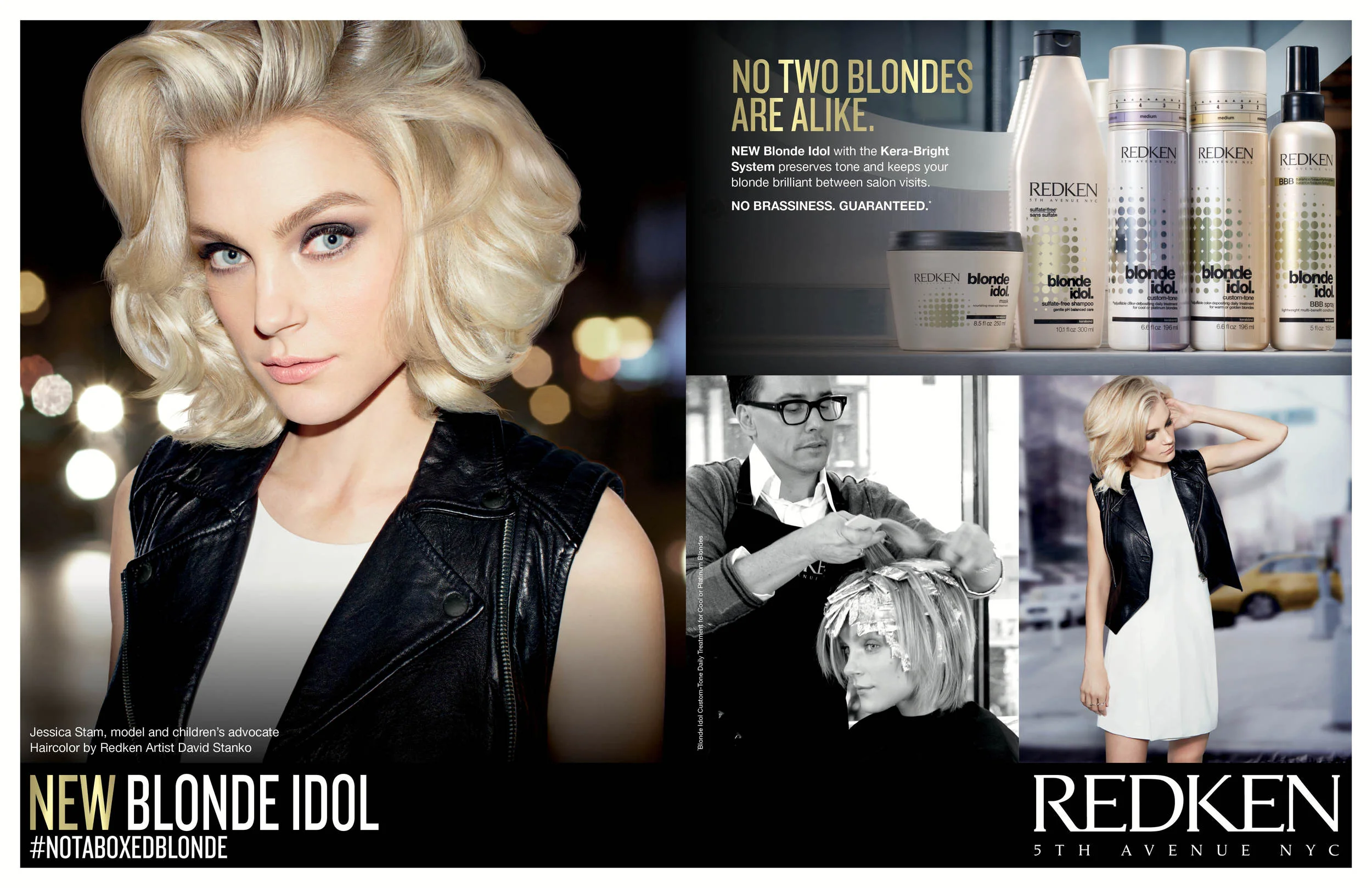 Jessica Stam for Redken