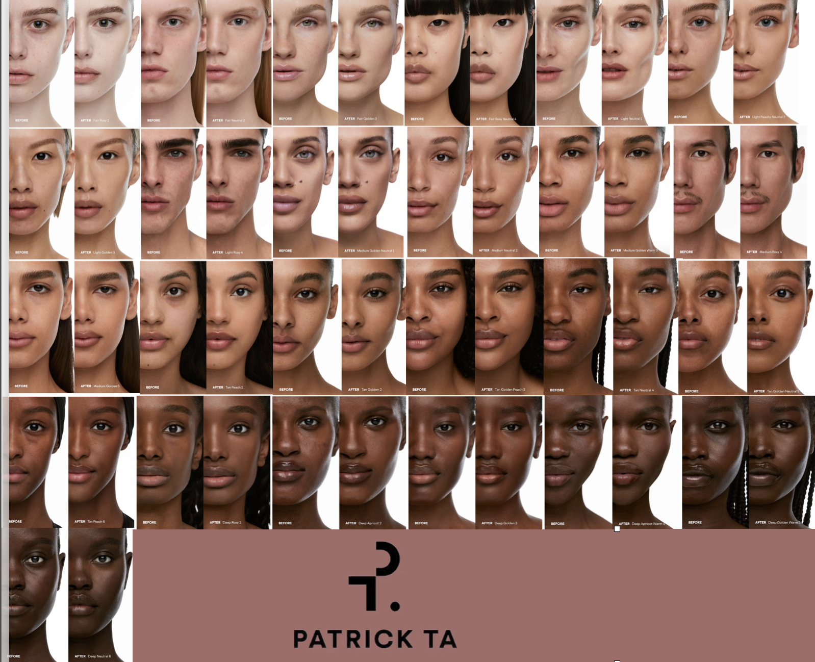 Patrick Ta Beauty (Concealer/ Foundations) 2026