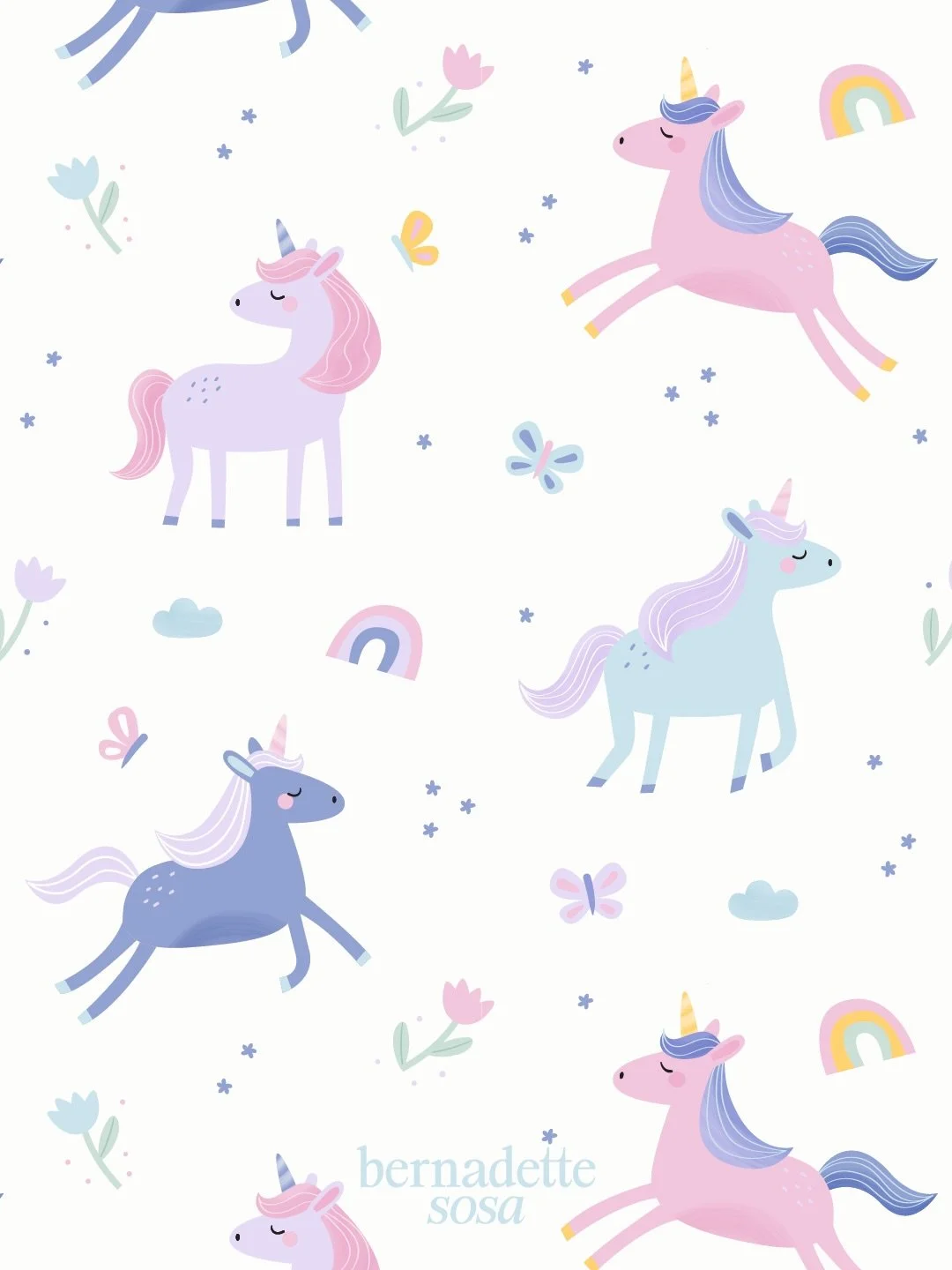 A little magic for your feed ✨
Unicorn dreams, pastel skies, and just enough sparkle to believe in make-believe 🦄🌈

#sufacedesign #kidsfashion #printandpattern