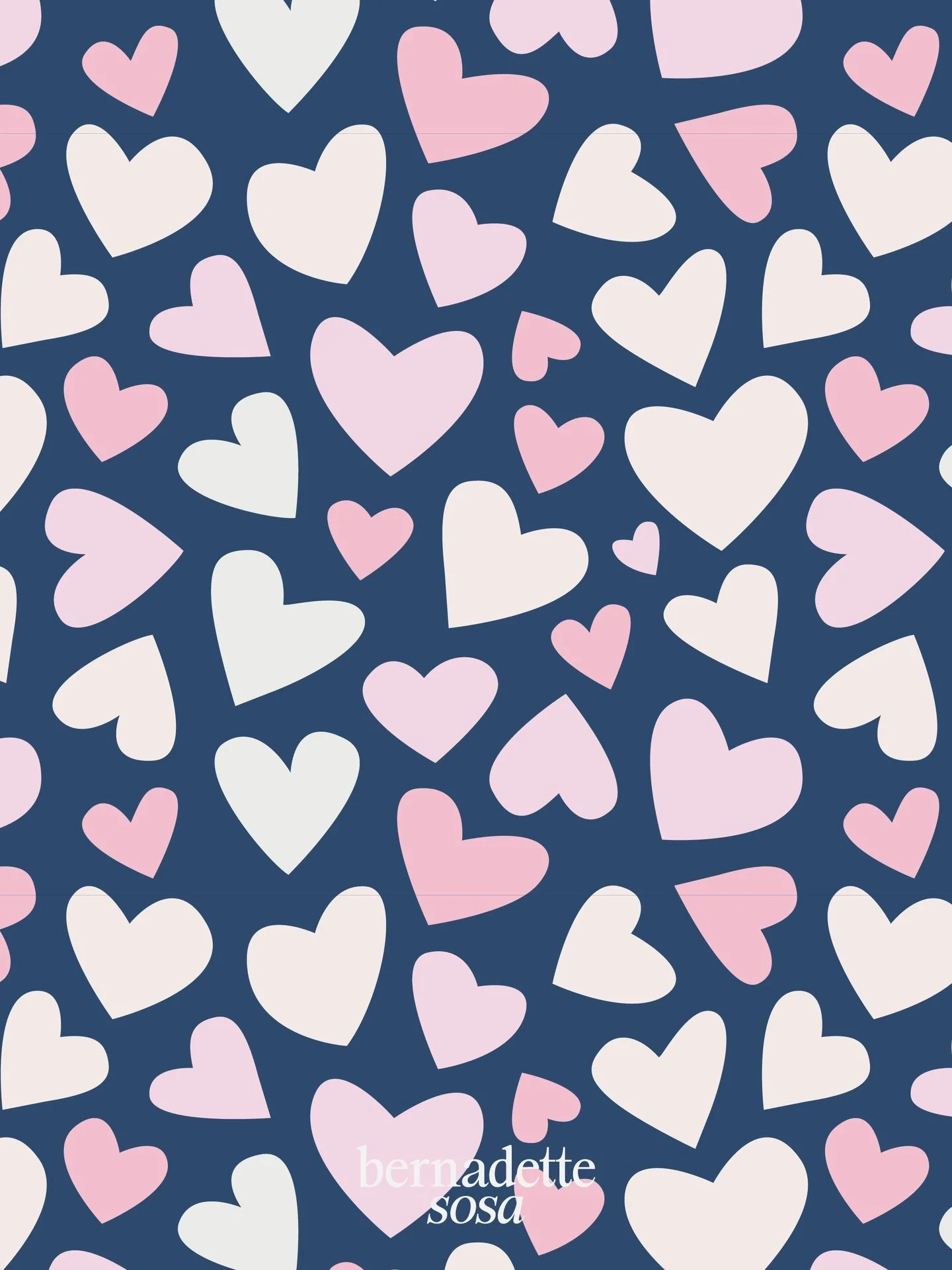 Just a bunch of fun hearts. Which is your favorite color combo?