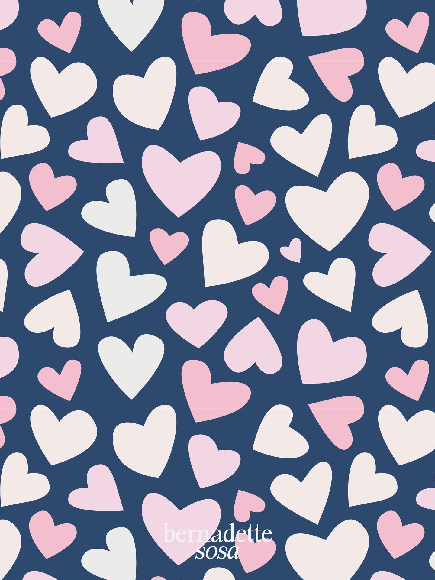 Just a bunch of fun hearts. Which is your favorite color combo?