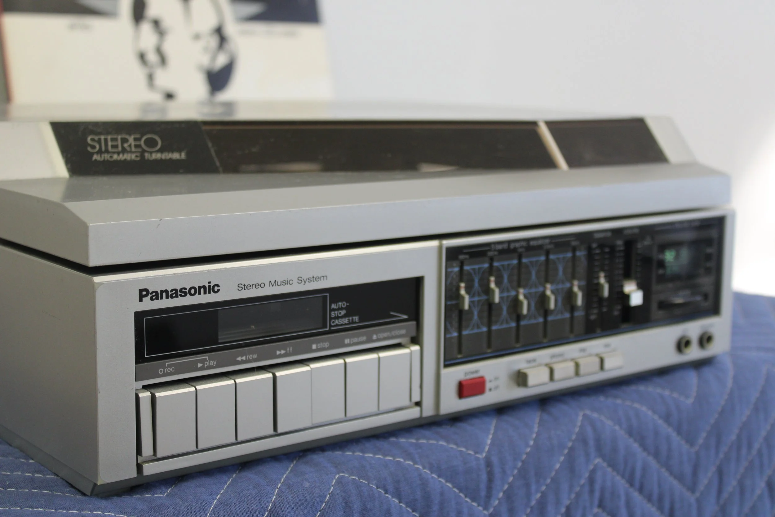 Panasonic Stereo System With Turntable A National Panasonic SG