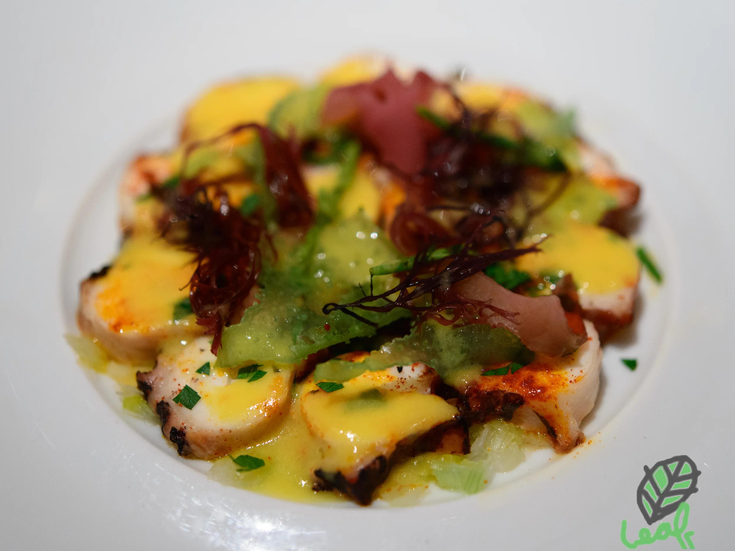 Warm Octopus "Carpaccio"
