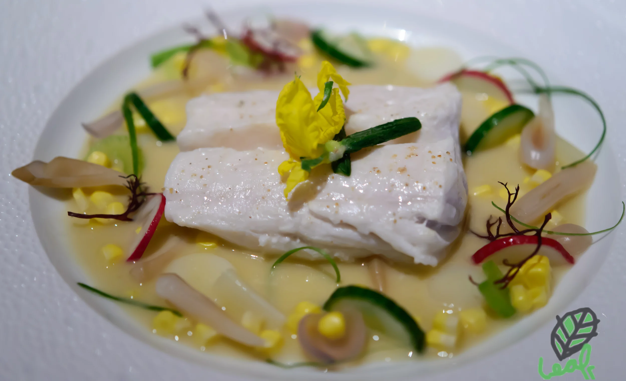 Poached Halibut