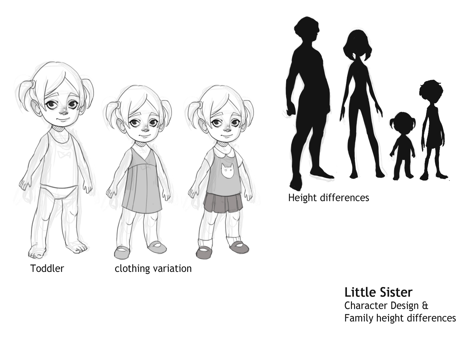  Character Concept for "Lil' Sis". 