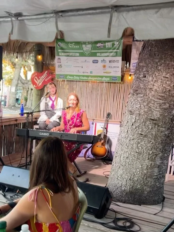 Island Hopper has my heart. Pretty sure Dad is here with me soaking up the sun and the salt air. Waves of all kinds are washing us clean @claireandaguitar @graceleermusic @lauren_mascitti_music @mattmckinneywrites @audreyspillman @jimmccormick613 @ds